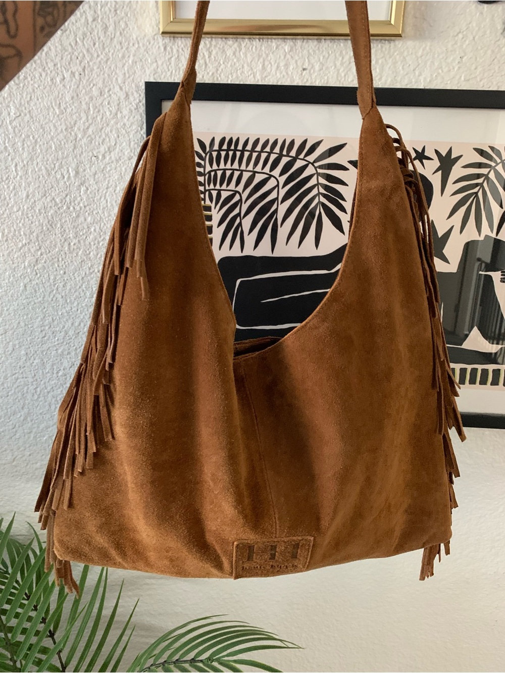 Haute Hippie Suede Fringe Bag - Picture 2 of 3